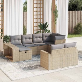 Juego de sofás jardín con cojines beige 10 pzas ratán sintético de , Conjuntos de jardín - Ref: Foro24-3326063, Precio: 584,3...