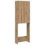 Armario de lavadora roble artisan 64x25,5x190 cm de , Accesorios para lavadoras y secadoras - Ref: Foro24-856647, Precio: 97,...