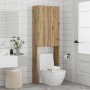 Armario de lavadora roble artisan 64x25,5x190 cm de , Accesorios para lavadoras y secadoras - Ref: Foro24-856647, Precio: 97,...