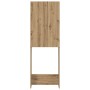 Armario de lavadora roble artisan 64x25,5x190 cm de , Accesorios para lavadoras y secadoras - Ref: Foro24-856647, Precio: 97,...