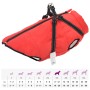 Abrigo para perro con arnés impermeable reflectante 3XL rojo de , Ropa para perros - Ref: Foro24-4019888, Precio: 22,29 €, De...