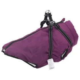 Abrigo para perro con arnés impermeable reflectante 3XL morado by , Clothes for dogs - Ref: Foro24-4019906, Price: 21,68 €, D...