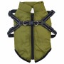 Abrigo perro con arnés impermeable reflectante XL verde militar de , Ropa para perros - Ref: Foro24-4019895, Precio: 20,47 €,...