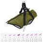 Abrigo perro con arnés impermeable reflectante XL verde militar de , Ropa para perros - Ref: Foro24-4019895, Precio: 20,47 €,...