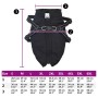 Abrigo para perro con arnés impermeable reflectante XL negro de , Ropa para perros - Ref: Foro24-4019910, Precio: 20,17 €, De...