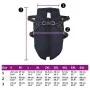 Abrigo perro con arnés impermeable reflectante 4XL azul marino de , Ropa para perros - Ref: Foro24-4019919, Precio: 23,91 €, ...