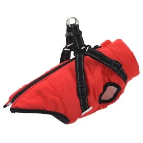Abrigo para perro con arnés impermeable reflectante XL rojo by , Clothes for dogs - Ref: Foro24-4019950, Price: 20,07 €, Disc...