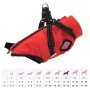 Abrigo para perro con arnés impermeable reflectante XL rojo de , Ropa para perros - Ref: Foro24-4019950, Precio: 20,47 €, Des...