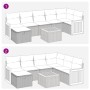 Set de sofás de jardín y cojines 8 piezas ratán sintético beige de , Conjuntos de jardín - Ref: Foro24-3326049, Precio: 483,5...
