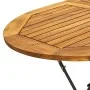 Mesa de jardín madera maciza de acacia ovalada 160x85x74 cm de vidaXL, Mesas de jardín - Ref: Foro24-313162, Precio: 145,10 €...
