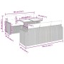 Set sofás de jardín 7 piezas y cojines ratán sintético beige de , Conjuntos de jardín - Ref: Foro24-3326260, Precio: 585,56 €...