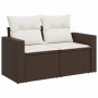 Set sofás de jardín 6 piezas y cojines ratán sintético marrón de , Conjuntos de jardín - Ref: Foro24-3326304, Precio: 432,19 ...