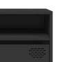 Mueble para TV acero laminado en frío negro 202x39x43,5 cm de , Muebles TV - Ref: Foro24-851346, Precio: 165,14 €, Descuento: %