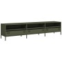 Mueble TV acero laminado en frío verde oliva 202x39x43,5 cm de , Muebles TV - Ref: Foro24-851350, Precio: 184,31 €, Descuento: %