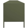 Mueble TV acero laminado en frío verde oliva 202x39x43,5 cm de , Muebles TV - Ref: Foro24-851350, Precio: 184,31 €, Descuento: %