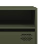 Mueble TV acero laminado en frío verde oliva 202x39x43,5 cm de , Muebles TV - Ref: Foro24-851350, Precio: 184,31 €, Descuento: %