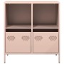 Aparador de acero laminado en frío rosa 68x39x73,5 cm de , Aparadores - Ref: Foro24-851359, Precio: 119,58 €, Descuento: %
