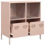 Aparador de acero laminado en frío rosa 68x39x73,5 cm de , Aparadores - Ref: Foro24-851359, Precio: 119,58 €, Descuento: %