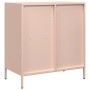 Aparador de acero laminado en frío rosa 68x39x73,5 cm de , Aparadores - Ref: Foro24-851359, Precio: 119,58 €, Descuento: %