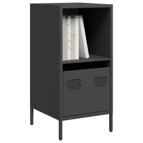 Aparador de acero laminado en frío negro 35x39x73,5 cm de , Aparadores - Ref: Foro24-851352, Precio: 55,30 €, Descuento: %