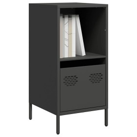 Aparador de acero laminado en frío negro 35x39x73,5 cm de , Aparadores - Ref: Foro24-851352, Precio: 55,81 €, Descuento: %
