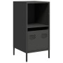 Aparador de acero laminado en frío negro 35x39x73,5 cm de , Aparadores - Ref: Foro24-851352, Precio: 55,81 €, Descuento: %