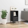 Aparador de acero laminado en frío negro 35x39x73,5 cm de , Aparadores - Ref: Foro24-851352, Precio: 55,81 €, Descuento: %