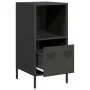 Aparador de acero laminado en frío negro 35x39x73,5 cm de , Aparadores - Ref: Foro24-851352, Precio: 55,30 €, Descuento: %