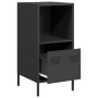 Aparador de acero laminado en frío negro 35x39x73,5 cm de , Aparadores - Ref: Foro24-851352, Precio: 55,81 €, Descuento: %