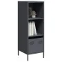 Aparador acero gris antracita 35x39x103,5 cm de , Aparadores - Ref: Foro24-851378, Precio: 74,26 €, Descuento: %