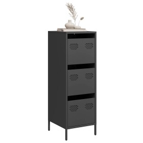Aparador de acero negro 39x35x103,5 cm de , Aparadores - Ref: Foro24-851400, Precio: 82,32 €, Descuento: %