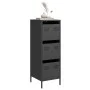 Aparador de acero negro 39x35x103,5 cm de , Aparadores - Ref: Foro24-851400, Precio: 81,37 €, Descuento: %