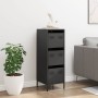 Aparador de acero negro 39x35x103,5 cm de , Aparadores - Ref: Foro24-851400, Precio: 82,32 €, Descuento: %