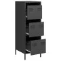 Aparador de acero negro 39x35x103,5 cm de , Aparadores - Ref: Foro24-851400, Precio: 81,37 €, Descuento: %