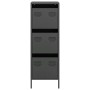 Aparador de acero negro 39x35x103,5 cm de , Aparadores - Ref: Foro24-851400, Precio: 82,32 €, Descuento: %