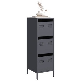 Aparador de acero gris antracita 39x35x103,5 cm de , Aparadores - Ref: Foro24-851402, Precio: 85,58 €, Descuento: %