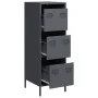 Aparador de acero gris antracita 39x35x103,5 cm de , Aparadores - Ref: Foro24-851402, Precio: 84,78 €, Descuento: %