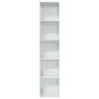 Estantería madera de ingeniería blanco brillo 40x30x189 cm de , Librerías y estanterías - Ref: Foro24-858313, Precio: 68,66 €...