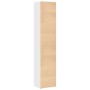 Estantería madera de ingeniería blanco brillo 40x30x189 cm de , Librerías y estanterías - Ref: Foro24-858313, Precio: 71,73 €...
