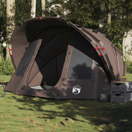 Tienda de pesca para 5 personas impermeable marrón de , Tiendas de campaña - Ref: Foro24-4009393, Precio: 198,04 €, Descuento: %