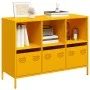Aparador acero laminado frío amarillo mostaza 101,5x39x73,5 cm by , Sideboards - Ref: Foro24-851367, Price: 168,71 €, Discoun...