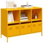 Aparador acero laminado frío amarillo mostaza 101,5x39x73,5 cm de , Aparadores - Ref: Foro24-851367, Precio: 170,85 €, Descue...
