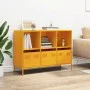 Aparador acero laminado frío amarillo mostaza 101,5x39x73,5 cm by , Sideboards - Ref: Foro24-851367, Price: 168,71 €, Discoun...