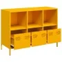 Aparador acero laminado frío amarillo mostaza 101,5x39x73,5 cm by , Sideboards - Ref: Foro24-851367, Price: 168,71 €, Discoun...