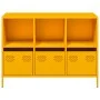 Aparador acero laminado frío amarillo mostaza 101,5x39x73,5 cm by , Sideboards - Ref: Foro24-851367, Price: 168,71 €, Discoun...