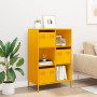 Aparador de acero amarillo mostaza 68x39x103,5 cm de , Aparadores - Ref: Foro24-851409, Precio: 180,59 €, Descuento: %