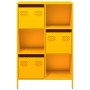 Aparador de acero amarillo mostaza 68x39x103,5 cm de , Aparadores - Ref: Foro24-851409, Precio: 180,59 €, Descuento: %