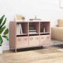 Aparador de acero laminado en frío rosa 101,5x39x73,5 cm de , Aparadores - Ref: Foro24-851365, Precio: 125,24 €, Descuento: %