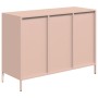 Aparador de acero laminado en frío rosa 101,5x39x73,5 cm de , Aparadores - Ref: Foro24-851365, Precio: 125,24 €, Descuento: %