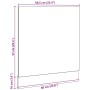 Panel de lavavajillas madera ingeniería envejecida 60x1,5x67 cm de , Armarios de cocina - Ref: Foro24-856134, Precio: 29,14 €...
